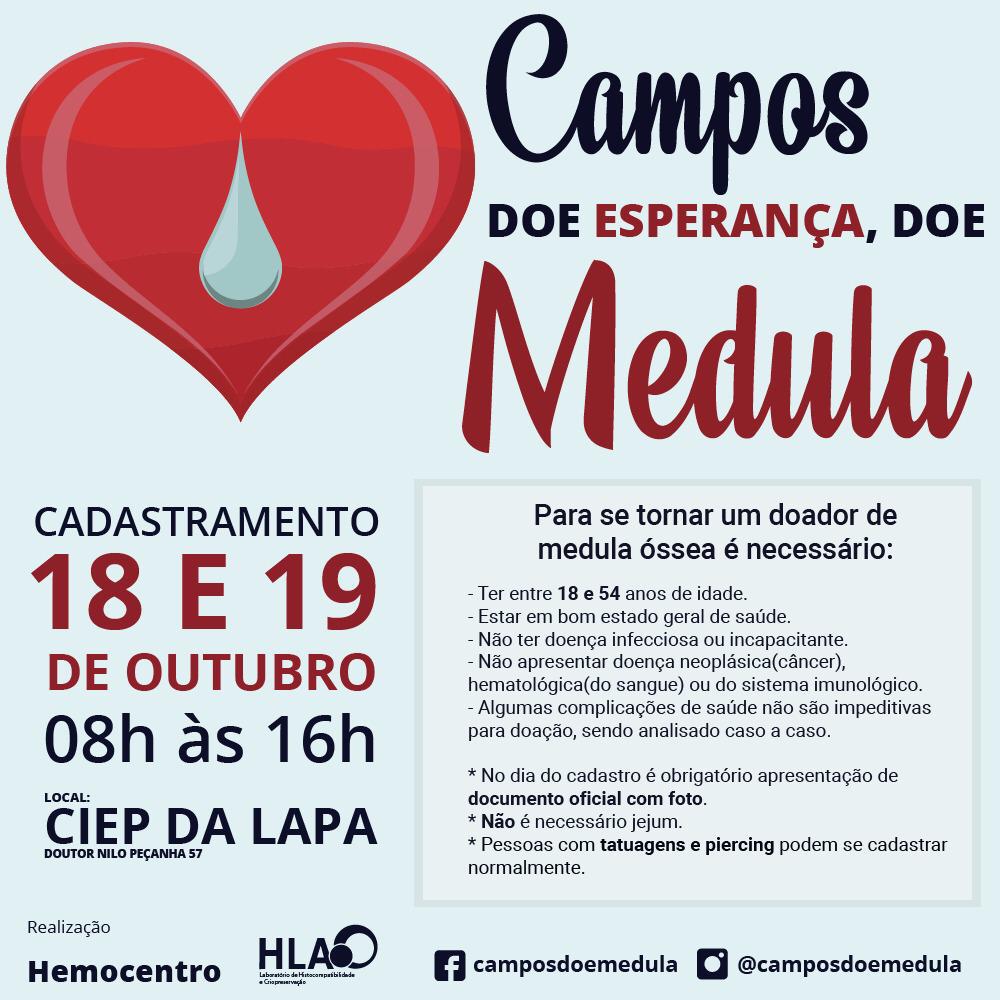 Universidade Candido Mendes apoia campanha de doação de Medula Óssea